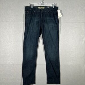 Y2K Original Penguin Mens Jeans 32x32 Dark Wash Straight Leg Denim Pants NWT